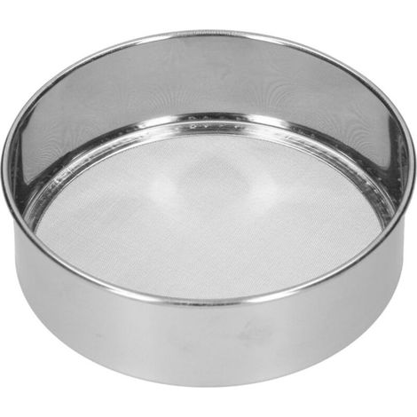 Tamis à farine en acier inoxydable de 15 cm (6 pouces), passoire alimentaire à mailles fines (60 mesh), passoire à herbes pour la cuisine et la pâtisserie. (1/5)