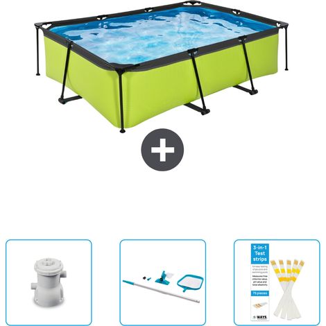 Exit-toys Piscina Exit Rectangular - 220x150x65 cm - 6-piezas  SCB82 (1/4)