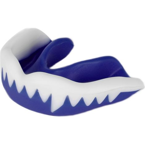 Protège-dents sport boxe portable, embout buccal athlète pour basket, foot, taekwondo - Bleu (1/5)