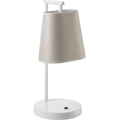 Tischlampe Nemo E27 40w Weiß Braun Dreams (1/3)