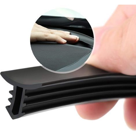 Akozon 1,6 m Türdichtungsgummi für Autos (SCHWARZ) (1/5)