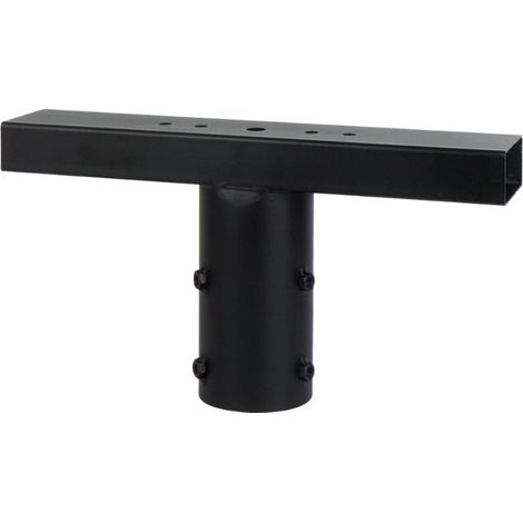 Support de Projecteur T pour Mât d'Éclairage Noir - SILAMP (1/2)