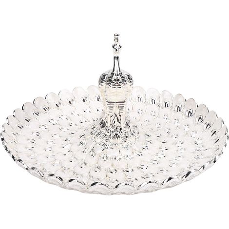 Bonbonnière en métal en forme de paon, plateau de service pour fruits et biscuits, bol de rangement pour amuse-gueules, assiette décorative pour mariage, buffet à domicile, hôtel, bar, décoration arge (1/5)