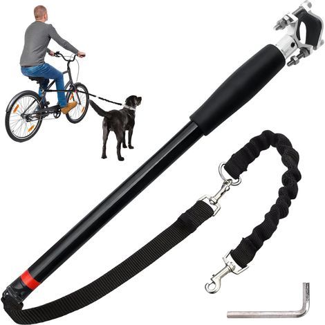 Laisse De Vélo pour Chien, Laisse De Vélo Mains Libres pour Chien, Laisse Rétractable Gros Chien, Vélo pour Chien Mains Libres Rétractable, pour L'entraînement, Le Jogging (1/5)
