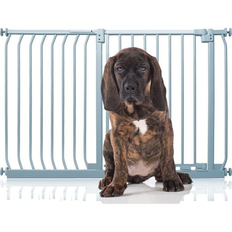 Bettacare Elite Pressure Dog Gate, 125cm - 134cm, Matt Grey, Pressure Fit Pet Gate for Dog and Puppy