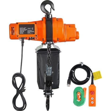 Palan électrique monophasé, charge 997,9 kg, levage 304,8 cm, pour usage professionnel. (1/5)