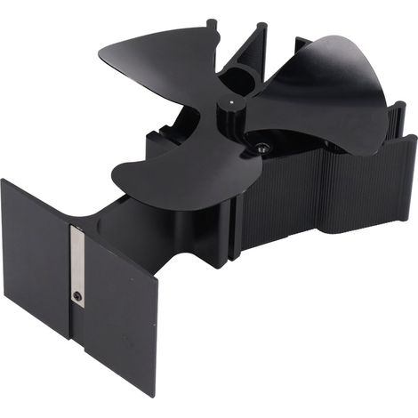Ventilateur pour poêle à bois, alimenté par la chaleur, 3 pales, silencieux, résistant aux hautes températures, pour poêle à bois et brûleur à bûches. (1/5)