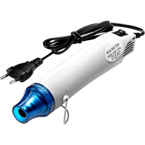 Pistolet thermique, pistolet à air chaud, pistolet thermique électrique portable 220 V 300 W, pistolet thermique chaud pour gaufrage artisanal, gaine thermorétractable, fabrication de bougies (1/5)