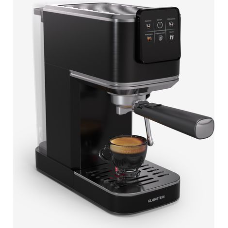 Klarstein SteelPresso Slim Touch Espressomaschine  Siebträger  Touch-Display