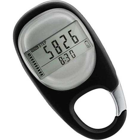 Podomètre De Marche, Porte-clés, Compteur De Pas De Fitness, Jauge De Calories Sportives Lecture Précise (1/5)