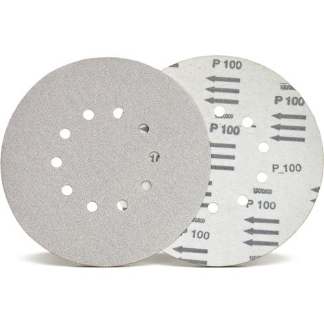 Disco Velcrato Gr.120 Stearato 10 fori - Rosver - VDL225120F10 - CONF. 50 pz50pz