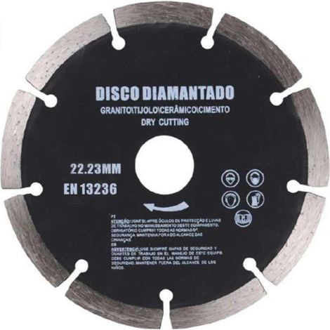 Disco diamantato segmentato 180 mm per tagliapiastrelle smerigliatrice flex lama da taglio piastrelle granito ceramica