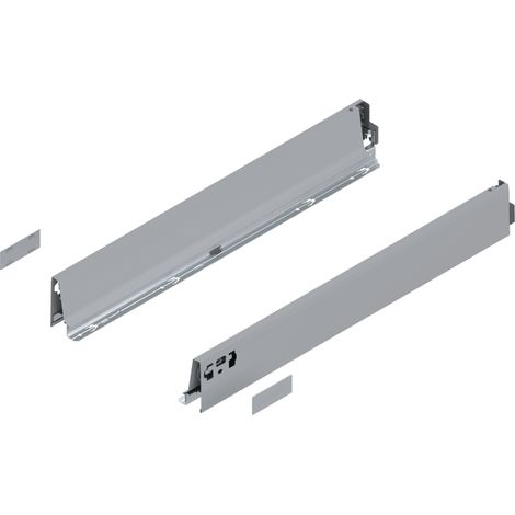 Blum TANDEMBOX Zarge, Höhe M (83 mm), NL=600 mm, links/rechts, für TANDEMBOX intivo/antaro, R9006 weissalumin. (1/2)