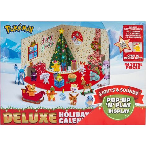 Calendario adviento Deluxe Pokemon luces y sonido