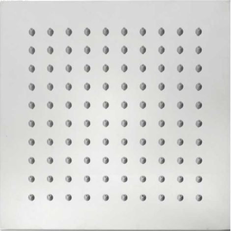 Soffione Doccia Bossini Tetis 25x25 cm Acciaio Inox Cromo Quadrato  I008740000305 Cromo