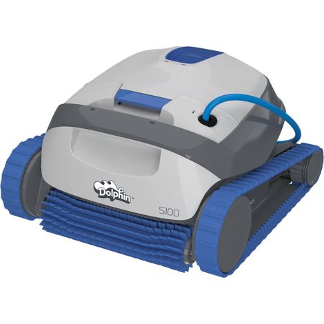 Maytronics Dolphin – Robot de piscine électrique autonome pour fond et parois – Nettoyage jusqu'à 10 m – Filtration fine – Brosse active – S100