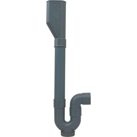 Siphon M.a.l.dble Horiz.pvc (1/2)
