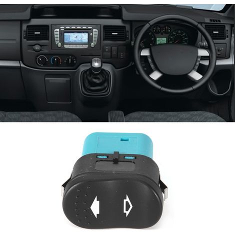 Interrupteur de Vitre Electrique, ABS En Plastique Lève-vitre Régulateur D'interrupteur De Levage Remplacement 5C1T14529AA Accessoires De Voiture Fit pour Transit MK7 2006 Sur (1/5)