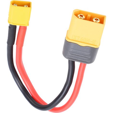 Connecteur mâle XT60 vers fiche mâle XT30, câble adaptateur 16AWG pour chargeur LiPo B6 (1/5)