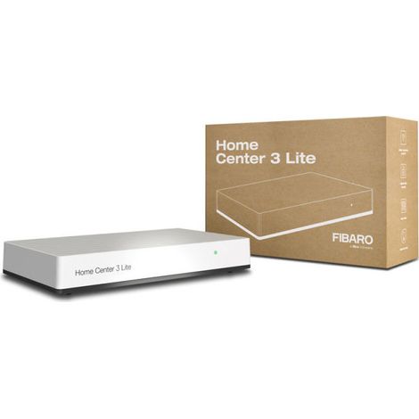 FIBARO HC3L-001 Z-Wave Plus Home Center - Controller de Home Automation, Home Center 3 Lite (1/2)