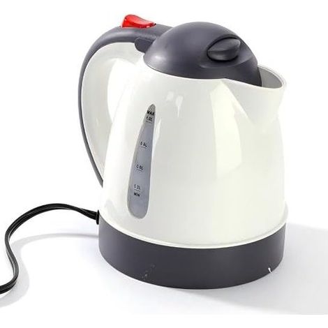 Bouilloire électrique Portable 250W pour voiture, camion, eau chauffée, thé, café, arrêt automatique pour voyage sur route, 1000ml, Beige (1/2)