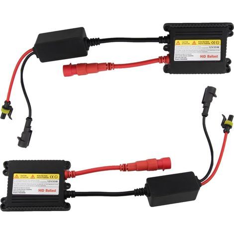 Universelles 12V 35W Vorschaltgerät-Set, DC HID Xenon-Ersatzreaktor, 2 Stück für H1, H3, H4, H7, H10, H9, 9005, 9006, D2R, D2S (alle Serien) (1/5)