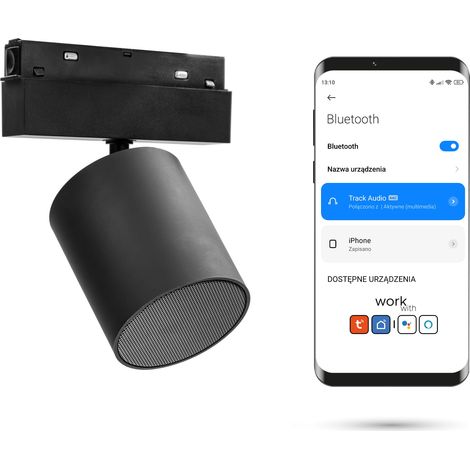 Altoparlante Bluetooth per binari magnetici SMART TRACK 48VDC