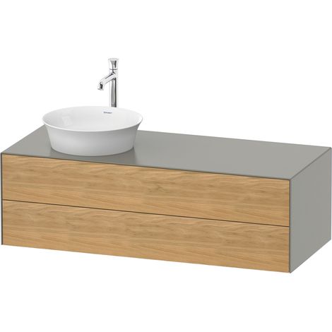 Duravit White Tulip, meuble sous-lavabo suspendu, largeur 1300 x (1/2)