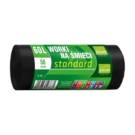 Sacs poubelles FOLCOM A'50 60l