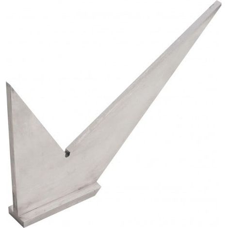 EQUERRE DOUBLE ONGLET A CHAPEAU 150 MM ( Prix pour 1 ) (1/2)