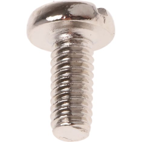 Vis à métaux RS PRO M2.5 à tête Cylindrique fendue en Laiton, 6mm ( Prix pour Sachet de 100 ) (1/2)