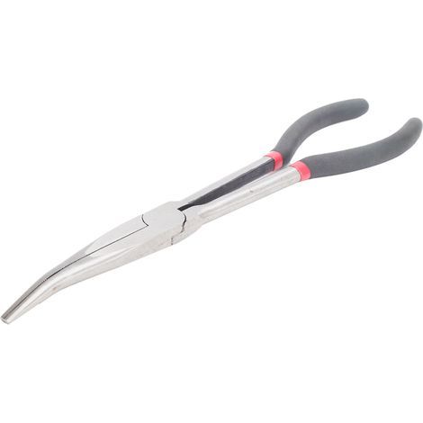 Pince à long manche coudée à 25°, outil de serrage à main, ferronnerie industrielle, 28 cm (11 pouces) (1/5)