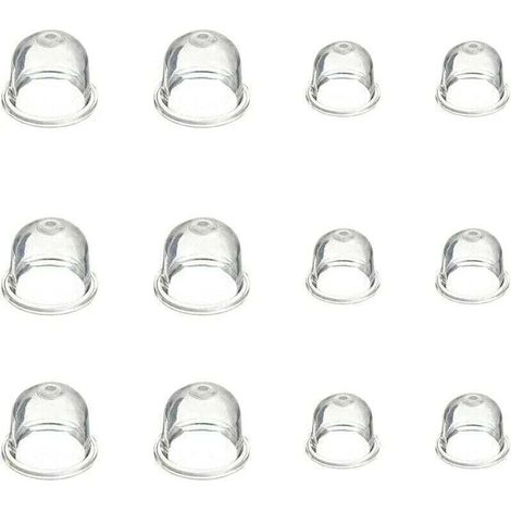 12 Pièces Poire d’Amorçage pour Carburateur 19 mm et 22 mm – Accessoires Compatible Débroussailleuse Tronçonneuse Souffleur Tondeuse (1/4)