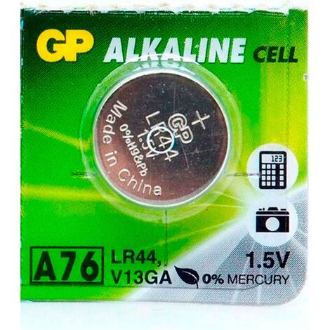 GP LR44 A76 1.5V / PILA ALCALINA