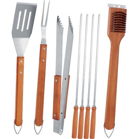 Koffer mit 8 Grillzubehörteilen