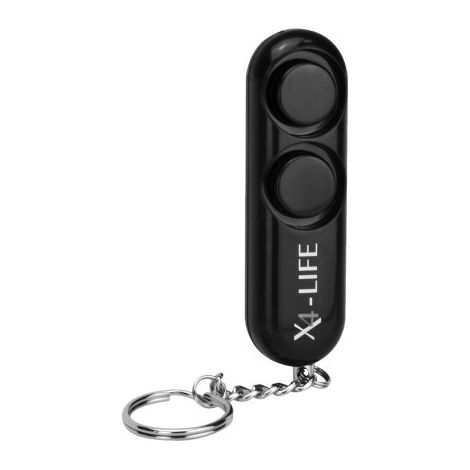 X4-Life alarma de bolsillo negra 120 dB compacta