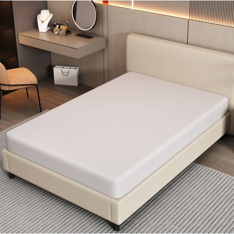 Materasso 90 x 200 cm, durezza H3, copriletto con particelle e manici antiscivolo, traspirante e resistente (1/5)