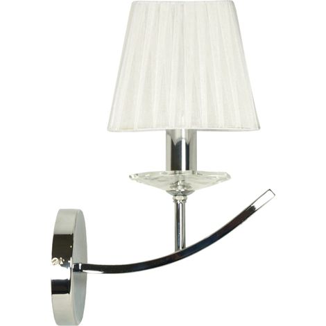 Applique Candellux Valencia 21-84418 cromo/bianco E14 (1/2)