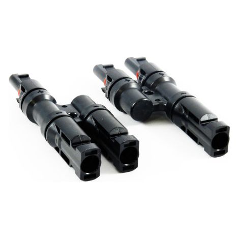 1 - 6 fach Solarstecker kompatibel mit MC4 Solarkabel Y-Verteiler für Solaranlage Y 2 fach Stecker