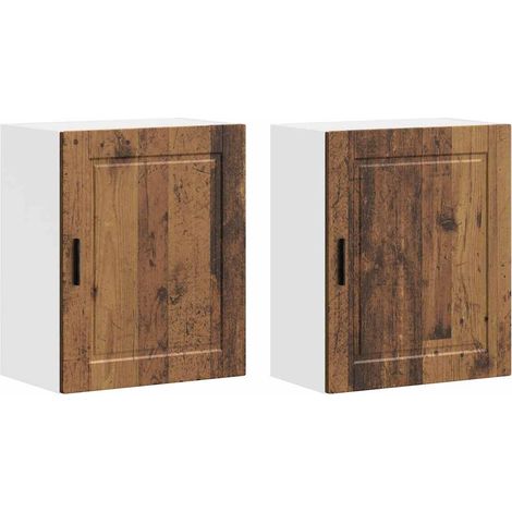 Maison Exclusive - Armoires murales de cuisine 2 pcs Porto vieux bois