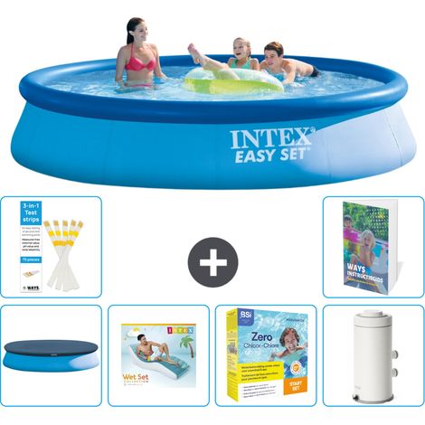 Intex Piscina Easy Set Rotonda - 396x84 cm - 7-pezzi  S135