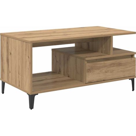 Maison Exclusive - Couchtisch Artisan-Eiche 90 x 49 x 45 cm Holzw