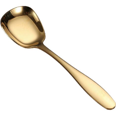 Cuillère de service compatible lave-vaisselle, en acier inoxydable antirouille, grande cuillère de service pour buffet et restaurant DMSGolden (1/5)