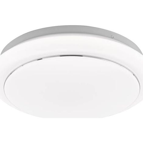 LED Deckenleuchte TIVOLI flach rundes Deckenlicht Weiß, Ø 38cm (1/5)