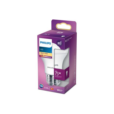 Lampadina LED Philips E27 da 11W a luce bianca calda
