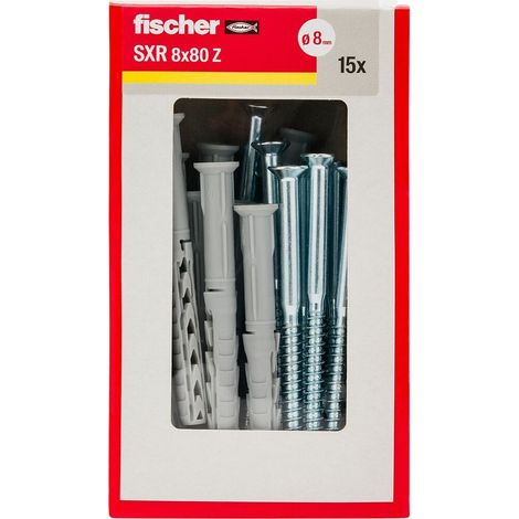 Fischer Tasselli prolungati SXR 8X100 Z Y per Telai, Impalcature, Canaline, Soffitti, Serramenti 509744 (1/5)