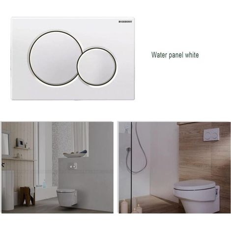 Plaque de Déclenchement Compatible avec Geberit Sigma 01, UP320,UP300, UP720, Plaque de Déclenchement avec Cadre de Montage, Pièces de Rechange pour Chasses D'eau (1/4)