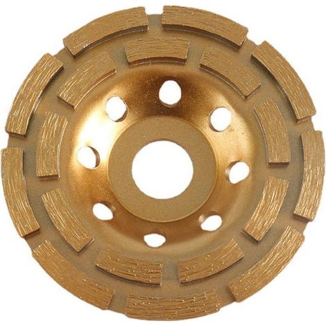 Diamant Meule 115 x 22,2 mm - Diamant Meule Boisseau pour Béton, Granit, Pierre, Marbre, Pierre, Maçonnerie, Brique, Crépi, Béton ciré (1/5)