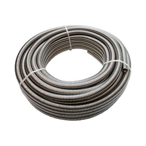 MBM – Tuyau flexible en acier inoxydable 4m – 1/2" DN12 mm – Système CSST certifié UNI EN 15266 – Pour gaz et eau potable
