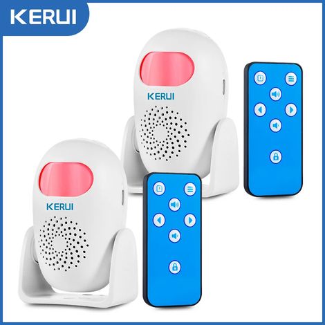 (Pack 4) Alarme intelligente à induction de corps humain, infrarouge PIR, adaptée à la sécurité des garages, des magasins et des maisons. (1/5)
